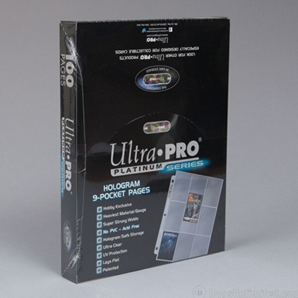 3 Ring BINDER PAGES for Trading Car